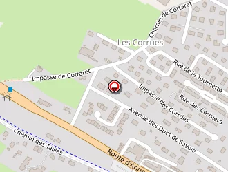 Carte de Fournil De Saint-honnoré à Ugine