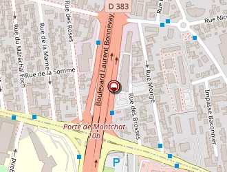 Carte de Sopredec à Villeurbanne