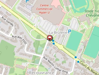 Carte de Hyper U à Saintes