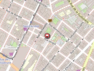 Carte de Le Flaneur Guesthouse à Lyon