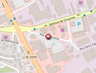 Carte de Alain Afflelou à Aubière