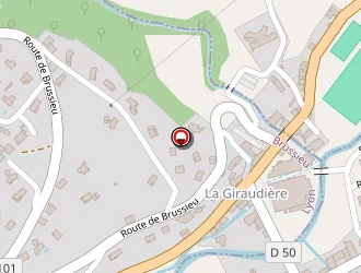 Carte de Vival à Brussieu