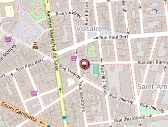 Carte de Frédérique Turcato à Lyon