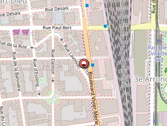 Carte de Park And Suites Prestige Lyon Part-dieu à Lyon