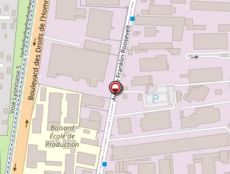 Carte de Gifi à Vaulx-en-velin