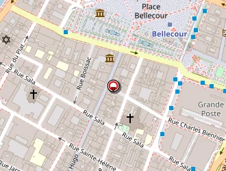 Carte de La Poste à Lyon