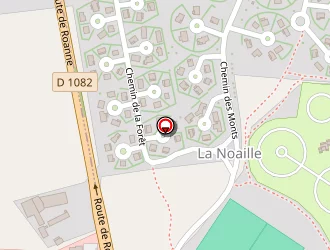 Carte de Hôtel Etésia à Feurs