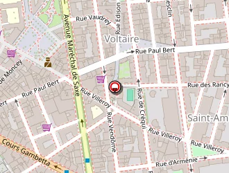 Carte de Agence Locative Solidaire Du Rhône à Lyon