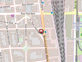 Carte de Bourbon Thiery à Lyon