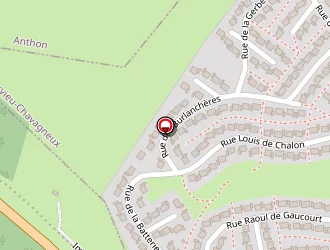 Carte de Perney Jocelyne à Charvieu-chavagneux