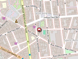 Carte de Sandrine Daulon à Lyon