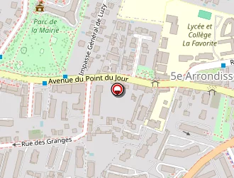 Carte de Collège Charcot à Lyon