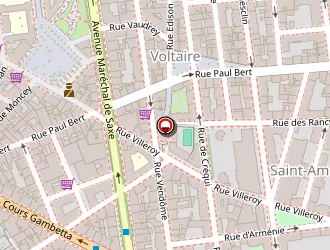 Carte de Karine Et Chocolat à Lyon