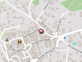 Carte de La Poste à Mezel