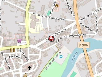 Carte de Verdiberti à Courpière