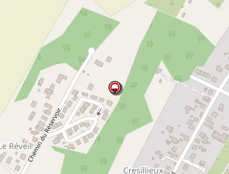 Carte de Pradines Thibault à Pont-de-chéruy