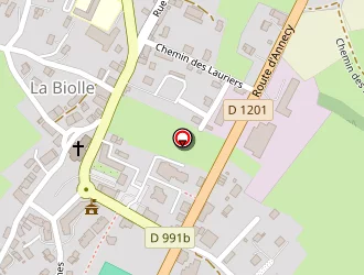 Carte de Laversa Denis à Biolle (la)