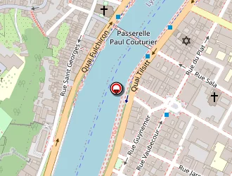 Carte de M.v Associés à Lyon