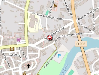 Carte de Mairie à Courpière