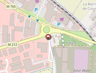 Carte de Gautier à Aubière