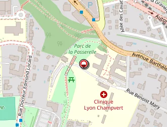 Carte de Station Service Bp à Lyon