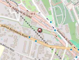 Carte de Groupe Scolaire La Favorite à Lyon