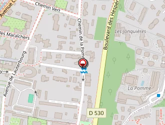 Carte de Mjc Ménival à Lyon