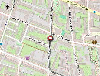 Carte de Suire Corona Bruce à Villeurbanne