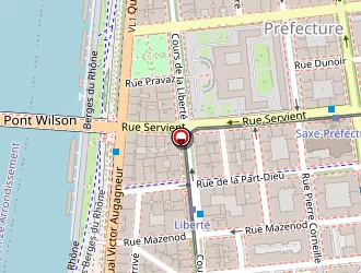 Carte de Café Du Rhône à Lyon