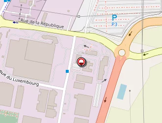 Carte de Ranstad Inhouse Services à Meyzieu