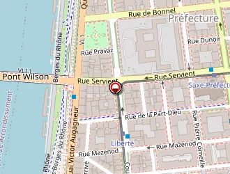 Carte de La Poste à Lyon