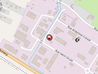 Carte de Mottier à Ugine