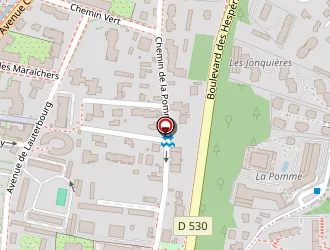 Carte de Fredelec à Tassin-la-demi-lune