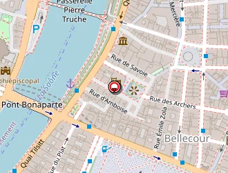 Carte de Lacoste à Lyon