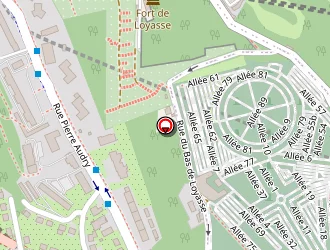 Carte de La Gauloise De Vaise à Lyon