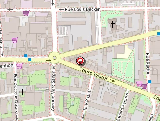 Carte de Sas 8 Novembre à Villeurbanne