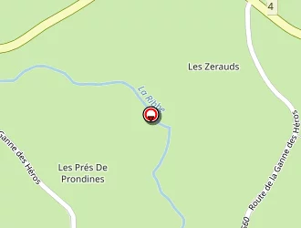 Carte de Menuiserie Jallut Bertrand à Prondines