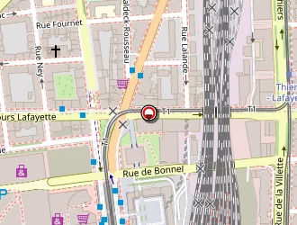 Carte de Azulis Piscine à Lyon