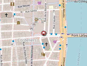 Carte de Espace Bijoux à Lyon