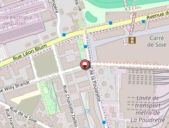 Carte de Sofetric à Villeurbanne