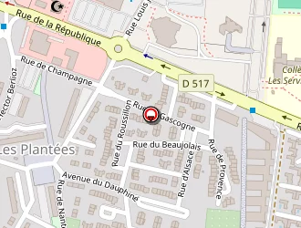 Carte de Bss à Meyzieu