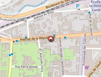 Carte de La Poste à Tassin-la-demi-lune