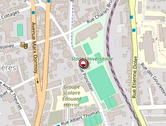 Carte de Stade Philippe Marcombes à Clermont-ferrand