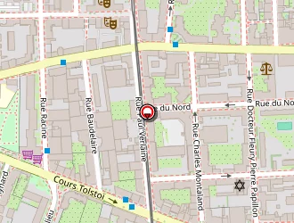 Carte de I.e.d. Philippe à Villeurbanne