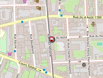 Carte de Td Pro Services à Villeurbanne