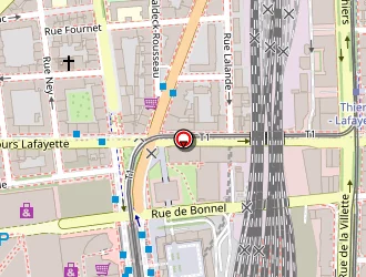 Carte de Boutique Sfr à Lyon