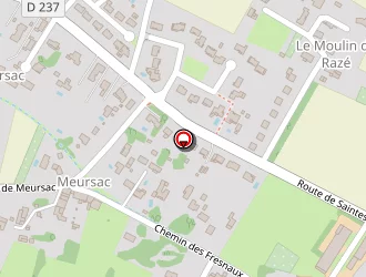 Carte de Les Ormeaux à Saint-georges-des-coteaux