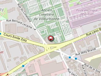 Carte de Asvel Basket à Villeurbanne