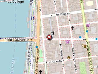 Carte de Lafayette Coiffure à Lyon