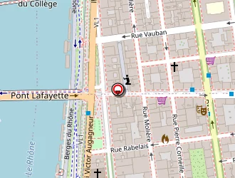 Carte de Guitar Center à Lyon